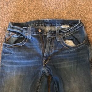 Ariat Men's Bootcut Jeans - Dark Blue